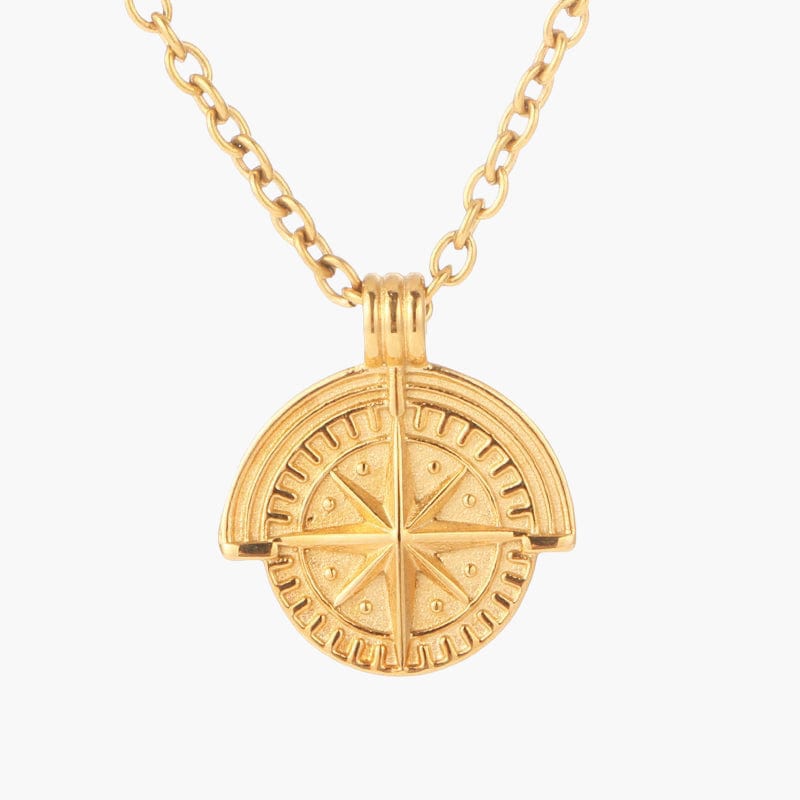 Compass Pendant - Gold