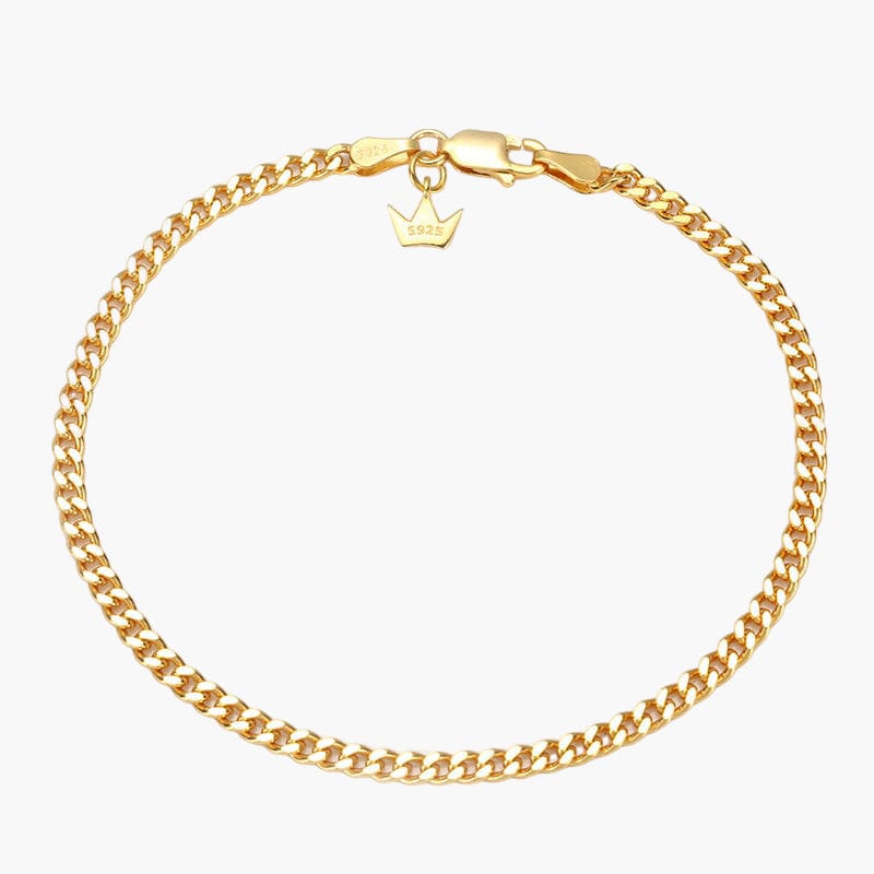 925 Cuban Link Bracelet - 3MM