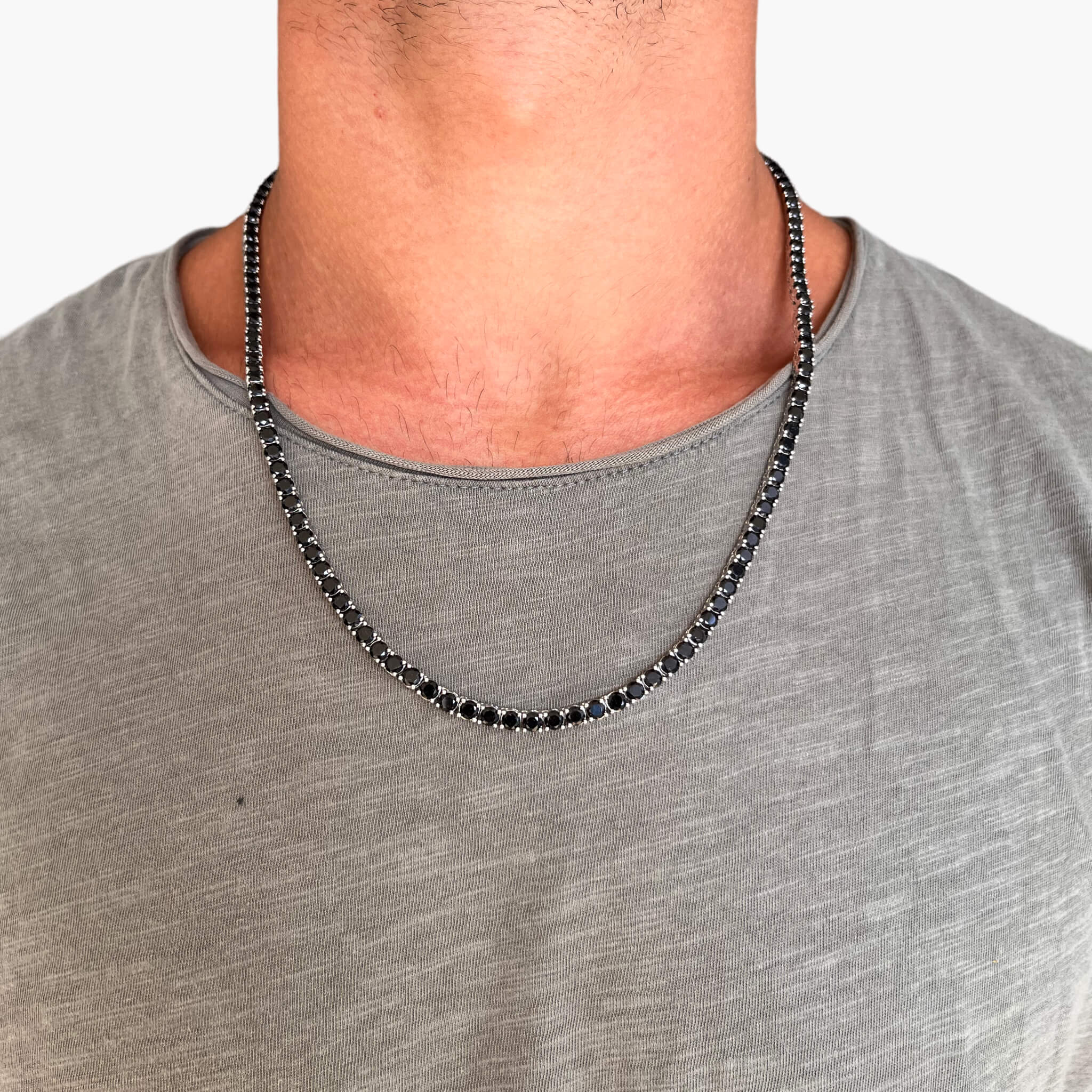 Tennis Chain 4MM (Black)