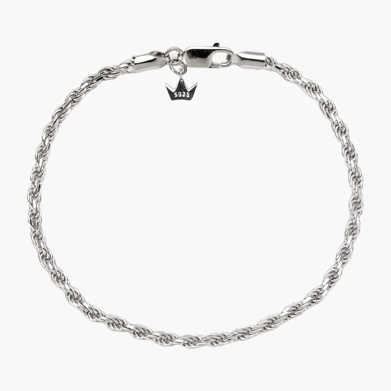 Elevate Your Style with Our Stunning Silver Rope Bracelets