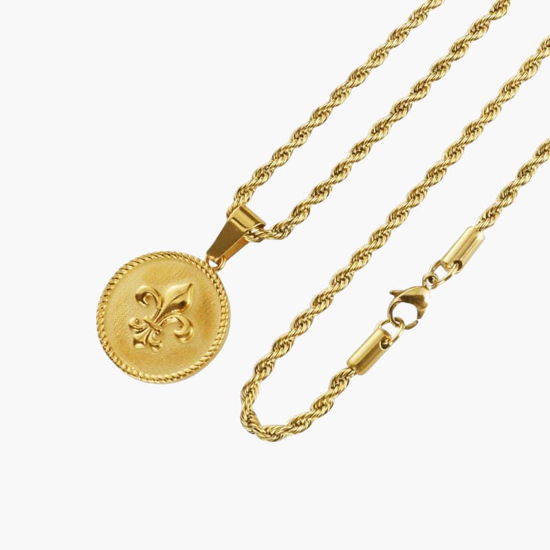 Fleur De Lis Necklace - Gold