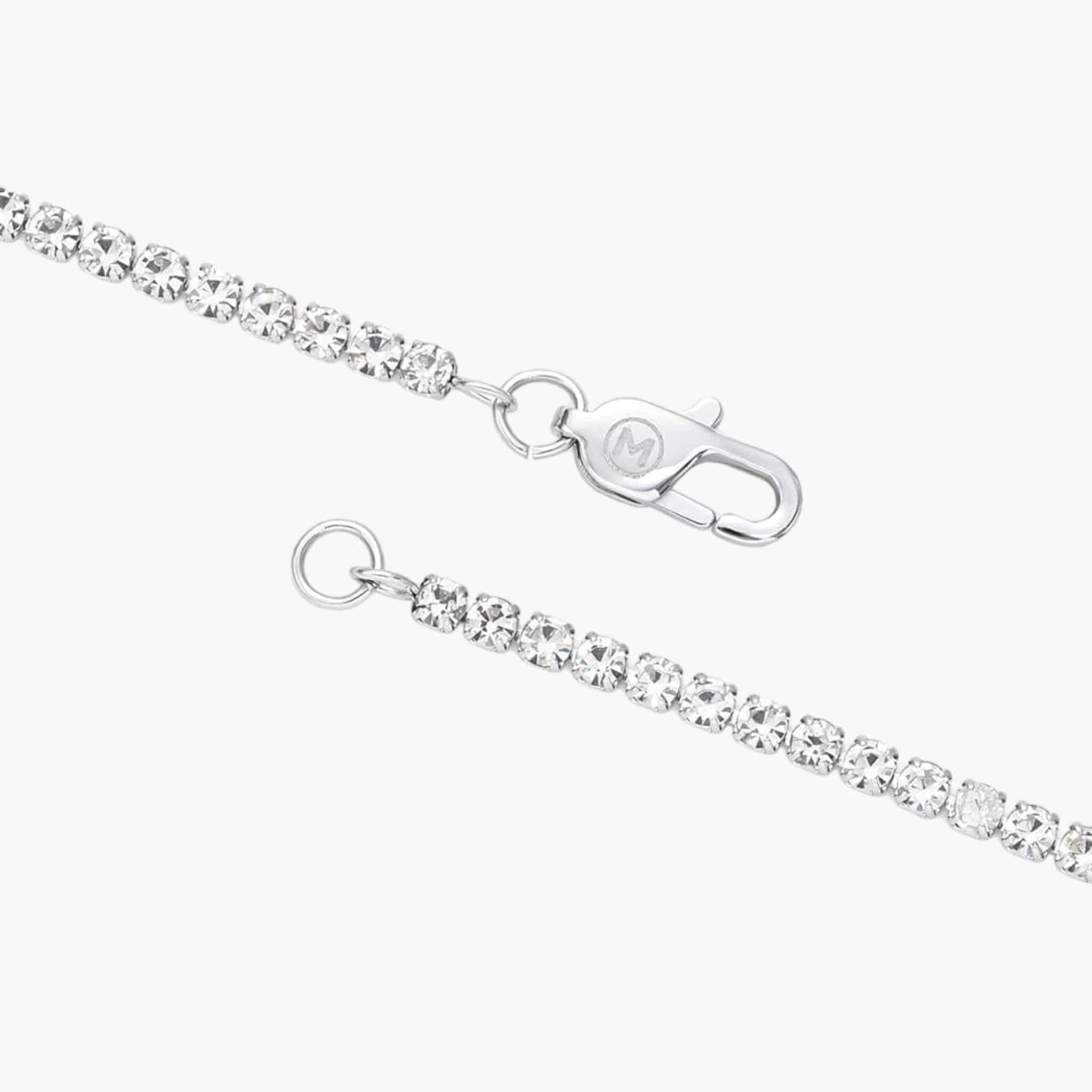 Micro Tennis Chain (White Gold)