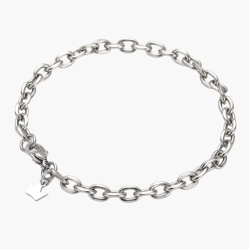 Cable Bracelet - Silver 5MM