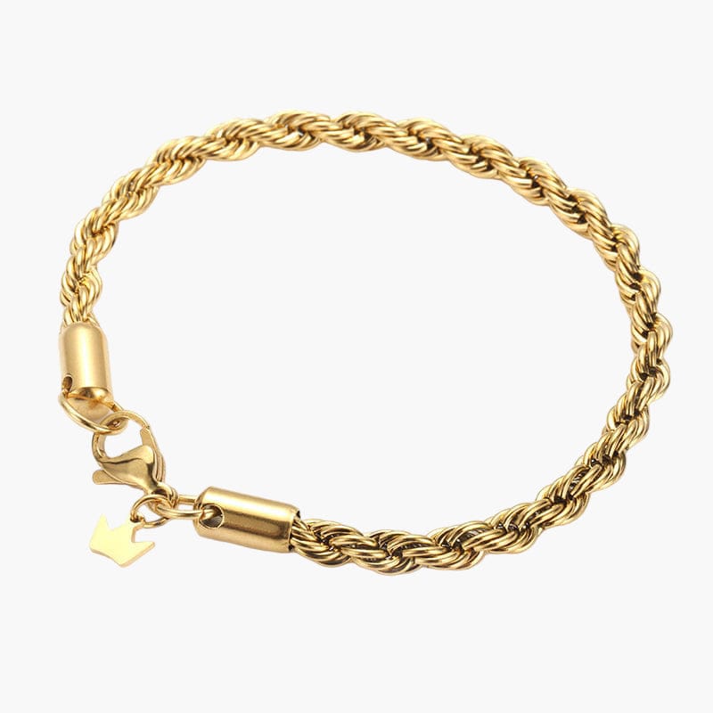 Rope Bracelet - Gold 5MM