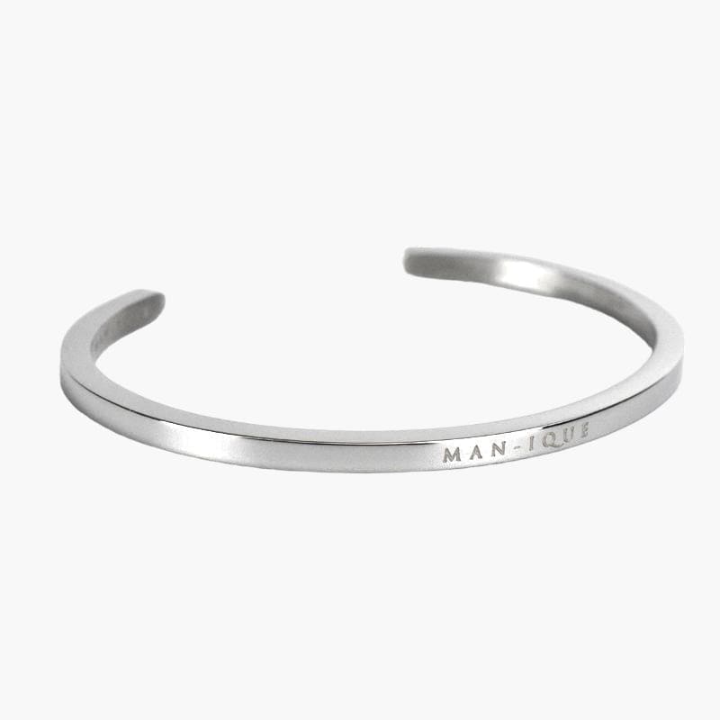 Man-ique Open Cuff - Silver