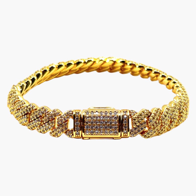 8mm Prong Bracelet - Gold