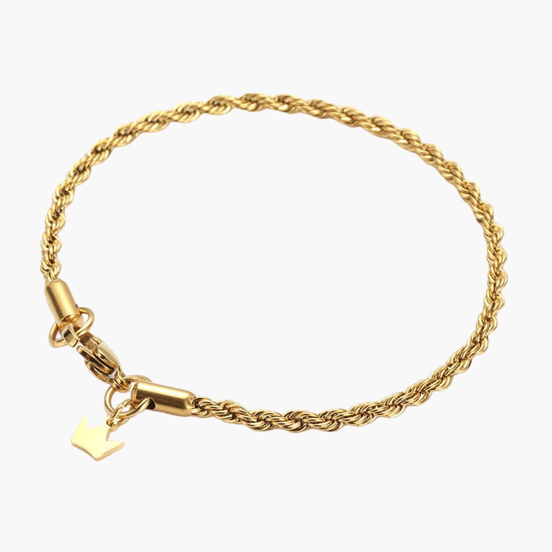 Rope Bracelet - Gold 3MM