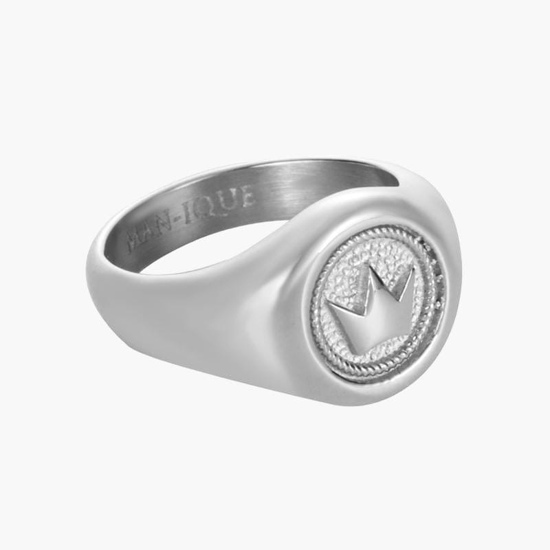 Signature Crown Ring - Silver