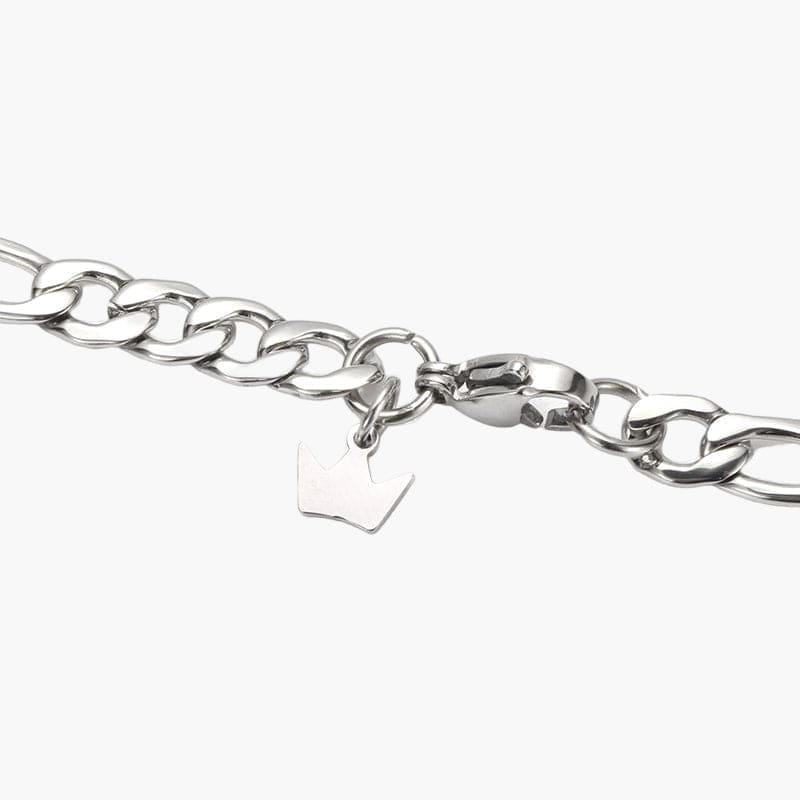 Figaro Necklace Chain - Silver 5MM
