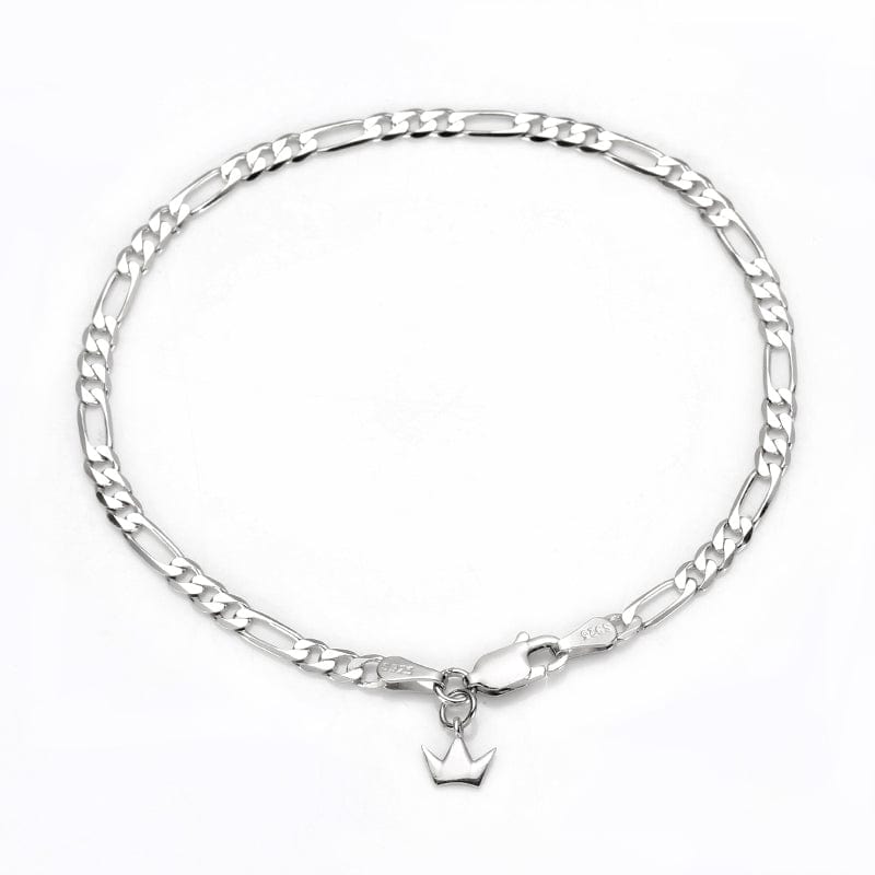 925 Figaro Bracelet - 3MM