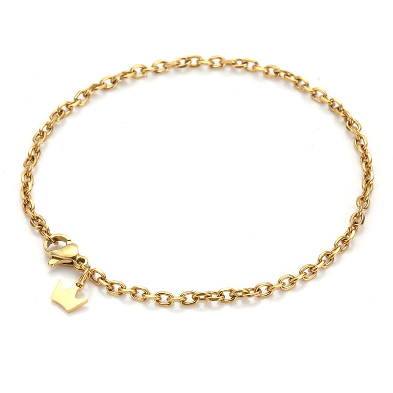 Cable Bracelet - Gold 3MM