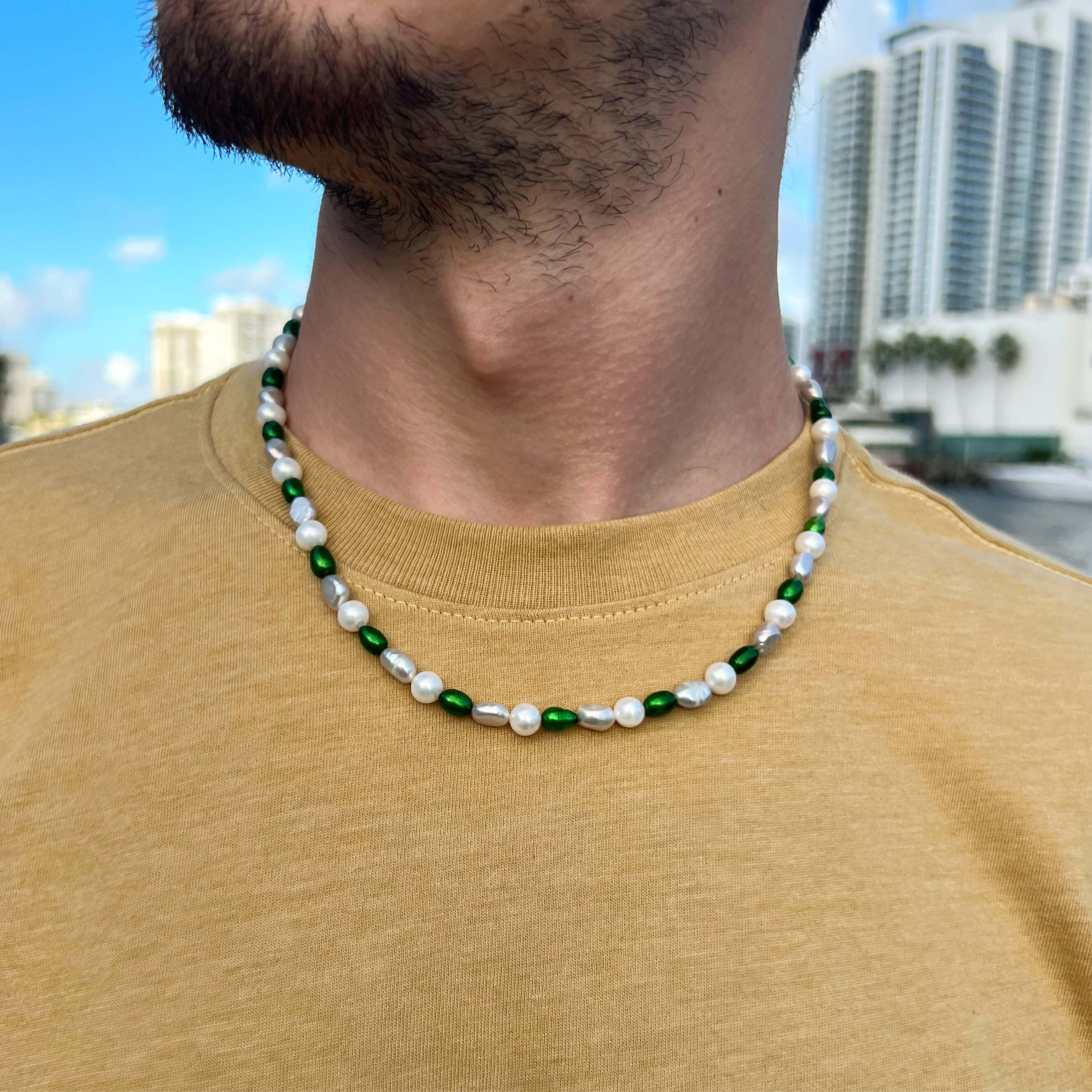 Jungle Pearls Chain 6MM🌳