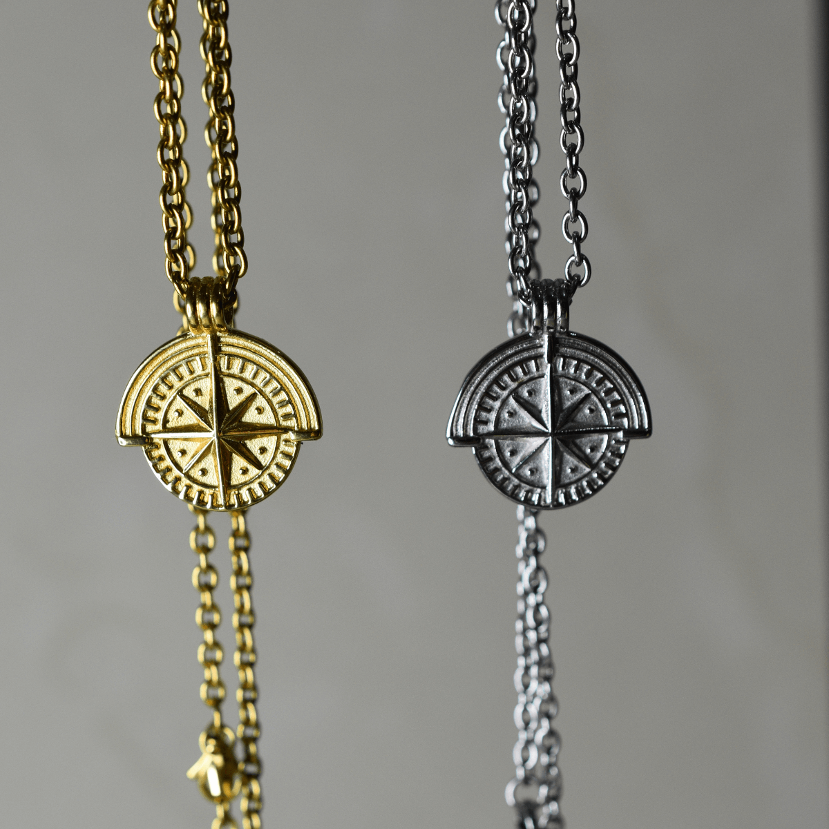 Compass Pendant - Silver