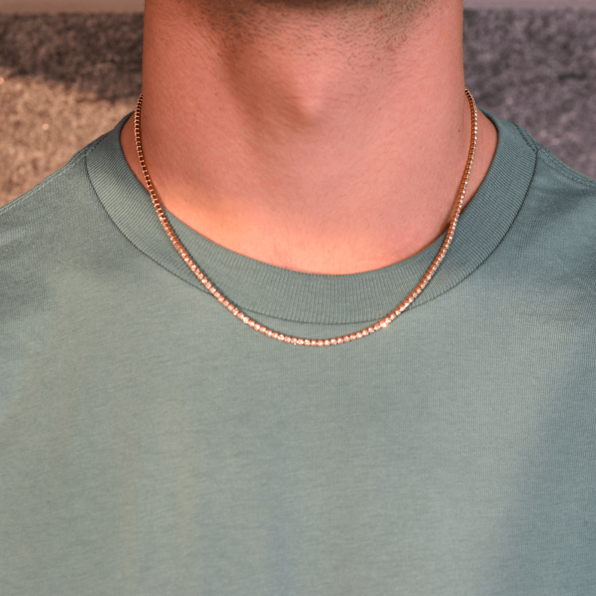 Micro Tennis Chain (Gold)