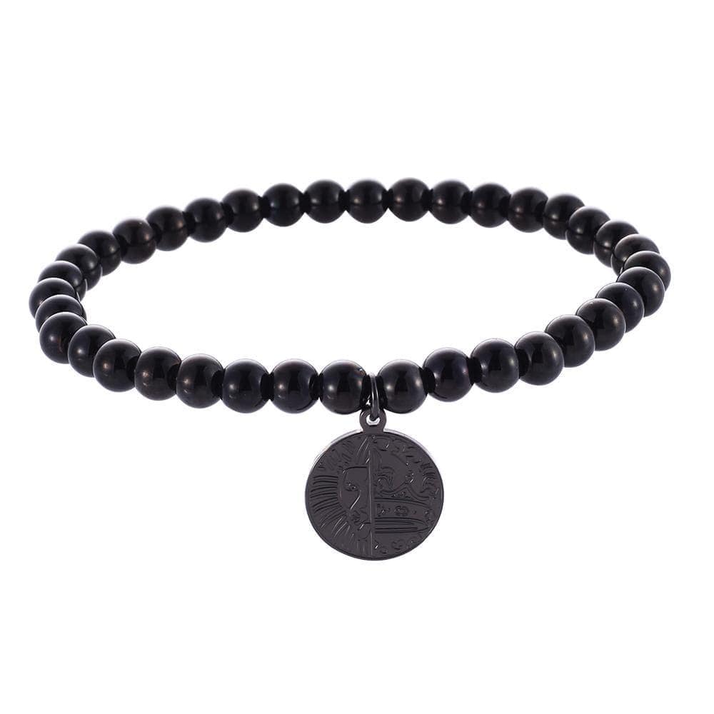 Man-ique All Black Medallion - Man-ique Boutique