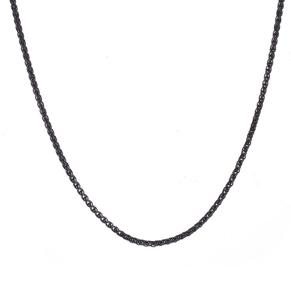 Rope Necklace Chain - Black - Man-ique Boutique