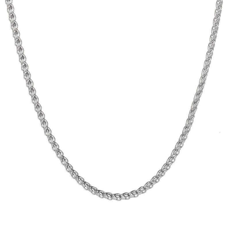 Rope Necklace Chain - Silver - Man-ique Boutique