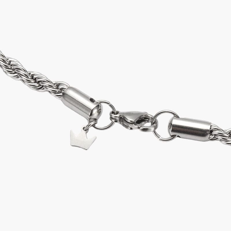Rope Bracelet - Silver 5MM
