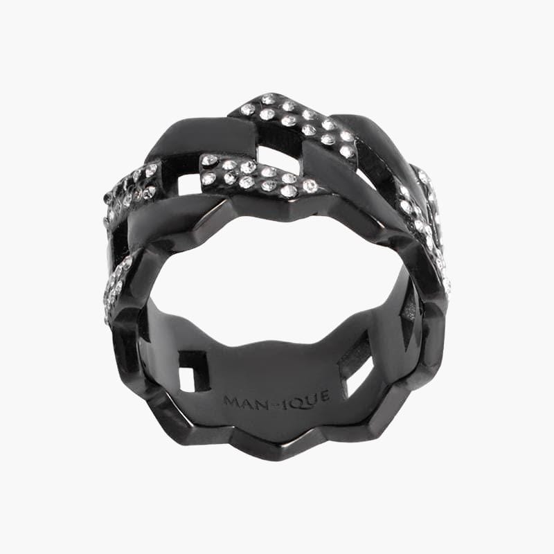 Chain Link Ring - All Black