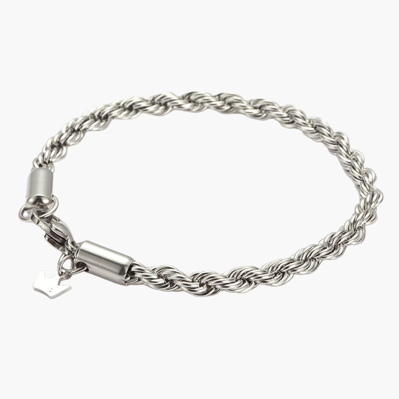 Rope Bracelet - Silver 5MM
