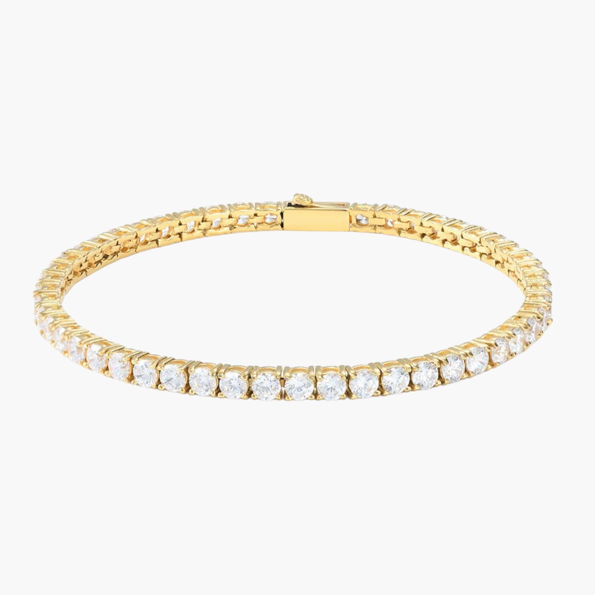 Tennis Bracelet 4MM - Gold