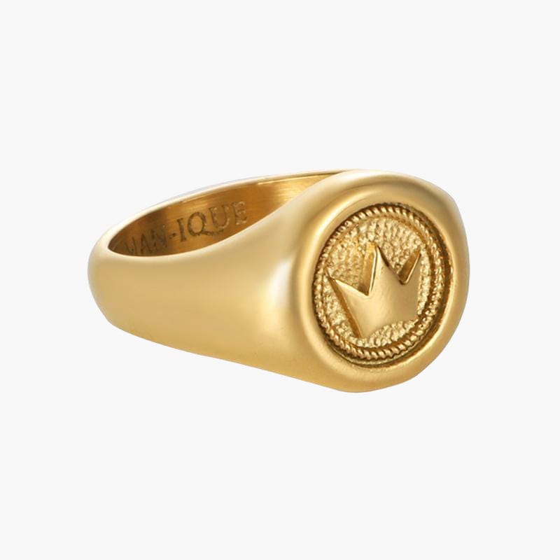 Signature Crown Ring - Gold