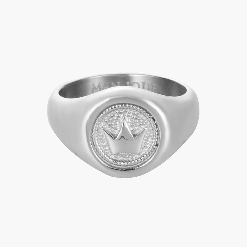 Signature Crown Ring - Silver