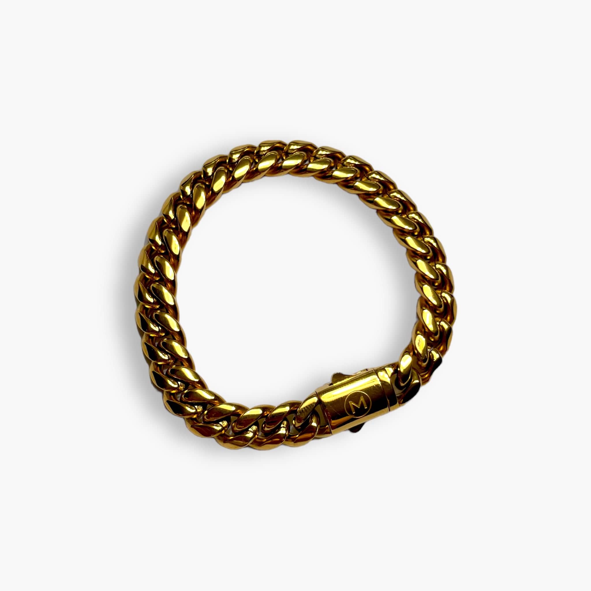 Cuban Bracelet 10MM - Gold