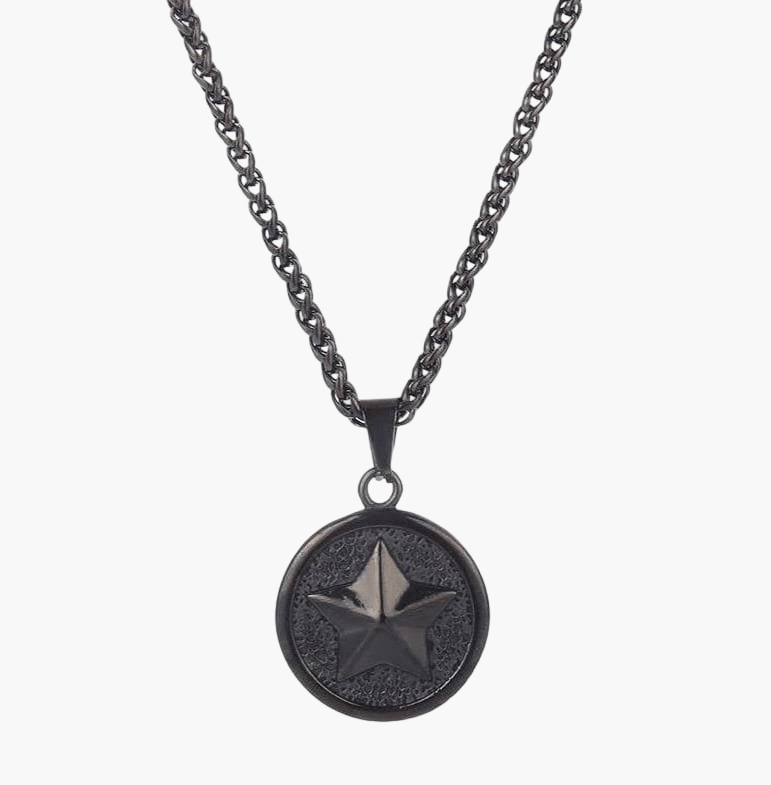 Star Dust Necklace - All Black