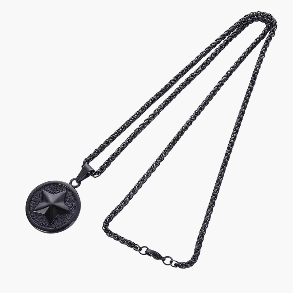 Star Dust Necklace - All Black