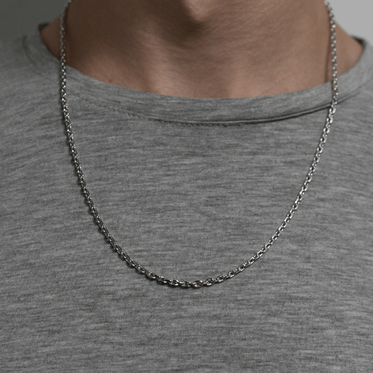 925 Cable Necklace Chain - 3MM