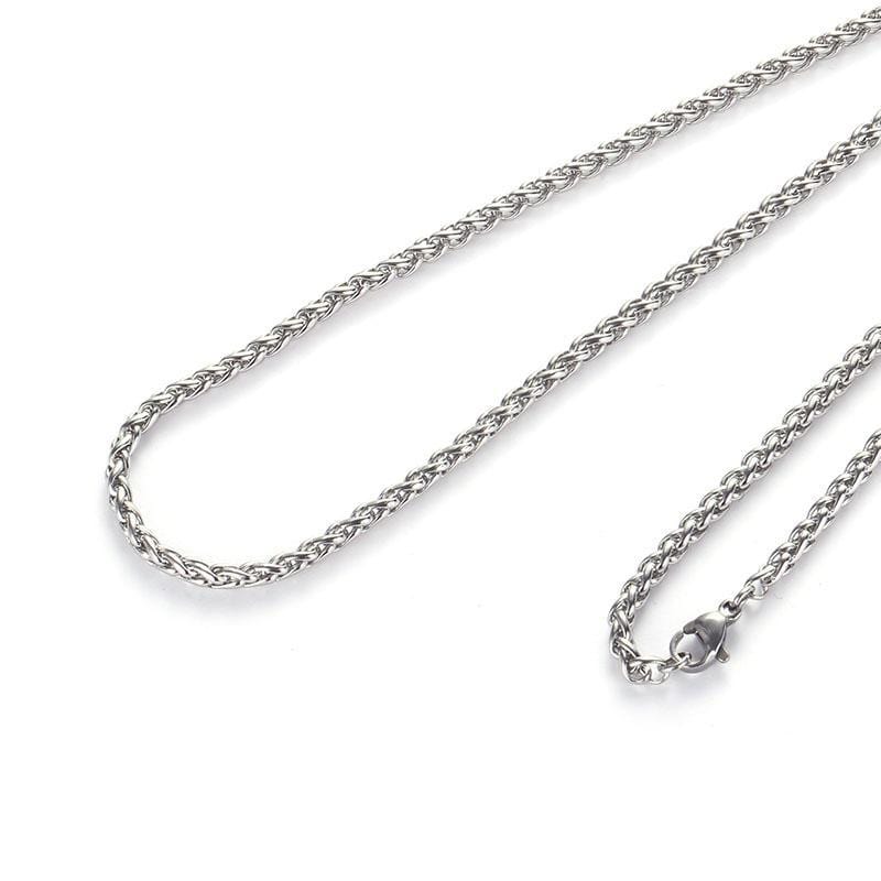 Rope Necklace Chain - Silver - Man-ique Boutique