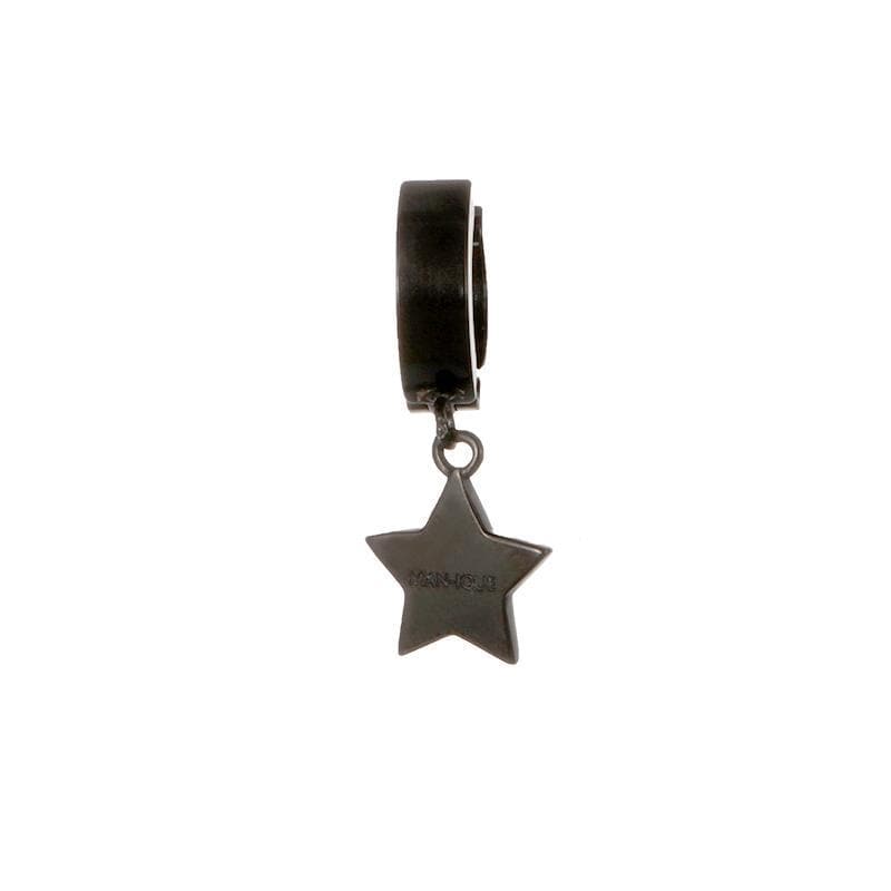 Star Dust Earrings - All Black - Man-ique Boutique