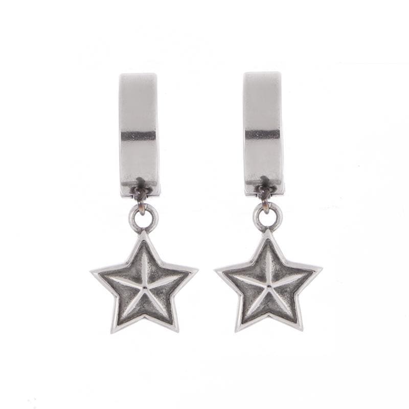 Star Dust Earrings - Silver - Man-ique Boutique