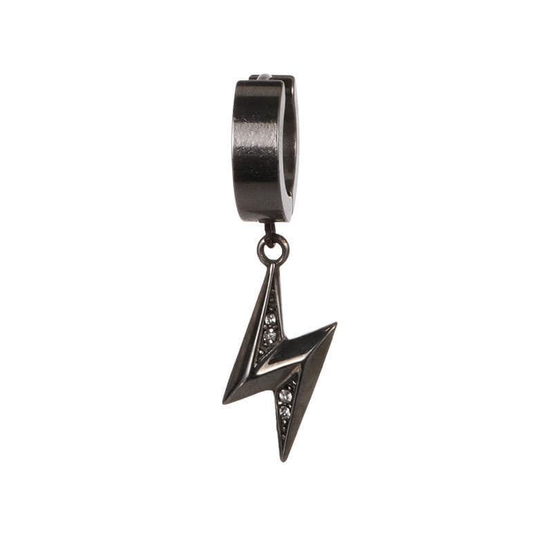 ZEUS Earrings - All Black - Man-ique Boutique